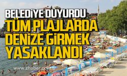 Zonguldak Belediyesi duyurdu! Tüm plajlarda denize girmek yasaklandı!