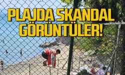 Ereğli plajında skandal görüntüler!