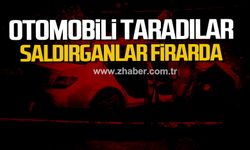 Çaycuma'da otomobili taradılar! Saldırganlar firarda!