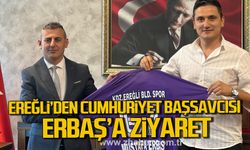 Kdz. Ereğli Belediyespor yönetiminden Cumhuriyet Başsavcısı Mustafa Erbaş’a ziyaret!