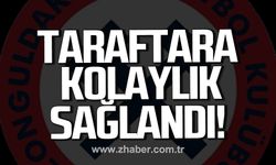 Zonguldakspor yönetimi, taraftara kolaylık sağladı!