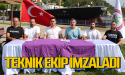Ereğli Belediyespor'da teknik patron Gökmen Başoğlu ve ekibi imzayı attı