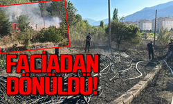 Yangın korkuttu: Facianın eşiğinden dönüldü!