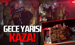 Bartın'da kaza: Polis-112 sağlık ekipleri olay yerinde!