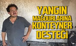 Karabük'te yangından evleri zarar görenler konteyner evlere yerleşmeye başladı!
