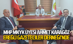 MHP MKYK üyesi Ahmet Karagöz Ereğli Gazeteciler Derneği'nde!