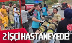 Karabük'te yangında yaralanan 2 işçi hastaneye kaldırıldı