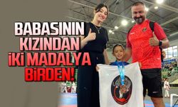 Yüksel Tok’un kızı Defne Bade Tok'dan iki madalya birden!
