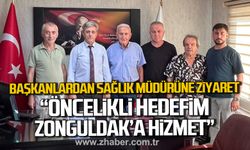 Dernek Başkanlarından Sağlık Müdürü Mustafa Özkan Gün’e ziyaret