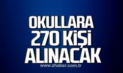 Bartın'da okullara TYP kapsamında toplam 270 kişi alınacak!
