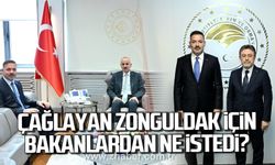 Mustafa Çağlayan'dan Bakan Abdulkadir Uraloğlu ve İbrahim Yumaklı'ya ziyaret!