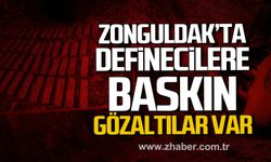 Zonguldak'ta definecilere baskın! Gözaltılar var