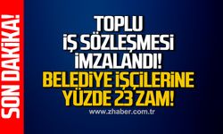 Kdz. Ereğli Belediye işçilerine yüzde 23 zam yapıldı!