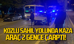 Kozlu Sahil yolunda yine kaza: Yaralılar var!