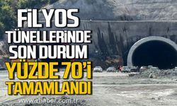 Zonguldak Filyos tünellerinde son durum! Yüzde 70'i tamamlandı!