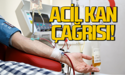 Kızılay'dan 'Acil kan' çağrısı!