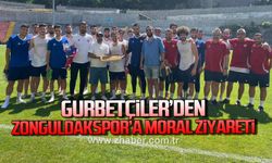 Gurbetçiler, Zonguldakspor’a moral ziyaretinden bulundular