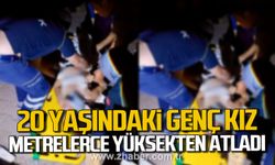 Bartın'da 20 yaşındaki genç kız metrelerce yüksekten atladı!