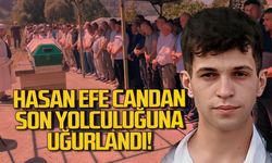 Kazada ölen motosikletli Hasan Efe Candan son yolculuğuna uğurlandı!