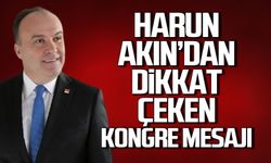 Harun Akın'dan dikkat çeken kongre paylaşımı!