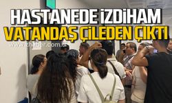 Zonguldak Atatürk Devlet Hastanesi'nde izdiham