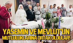 Yasemin Elif Almeral ile Mevlüt Kesin’in mutluluğuna şahitlik ettiler