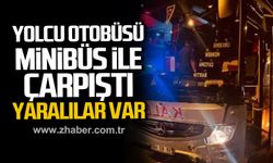 Zonguldak Devrek'te yolcu otobüsü minibüs ile çarpışt! Yaralılar var
