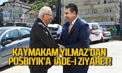 Kaymakam Fatih Yılmaz'dan Posbıyık’a iade-i ziyaret