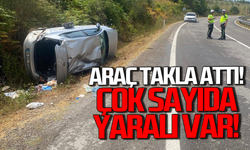 Bartın'da araç takla attı: Çok sayıda yaralı var!