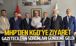 MHP’den KGD’ye ziyaret! Gazetecilerin sorunları gündeme geldi
