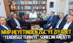 MHP heyetinden ZGC’ye ziyaret! Terörsüz Türkiye” sürecini anlattı