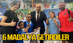 Zonguldak Rize'den 6 madalya ile döndü!