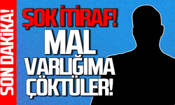 Çaycuma’da şok itiraf: Mal varlığıma çöktüler!