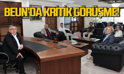 BEUN’da kritik görüşme: Tarım İl Müdürü ve personeli rektörlükte!