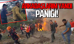 Karabük'te yanmaktan kurtulan işçi, arkadaşlarını göremeyince büyük panik yaşadı