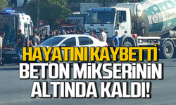Beton mikserinin altında kaldı: Sürücü hayatını kaybetti!