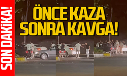 Zonguldak'ta önce kaza sonra kavga!