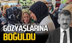 Cumhurbaşkanı Başdanışmanı Saadet Oruç Zeki Tosun'un cenazesinde gözyaşlarına boğuldu!