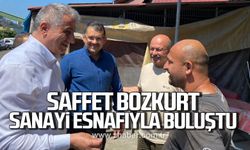 Saffet Bozkurt sanayi esnafıyla buluştu!
