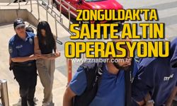 Zonguldak'ta sahte altın operasyonu! Film sahnelerini aratmadı!