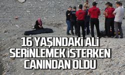 16 Yaşındaki Ali Sertkaya serinlemek isterken canından oldu!