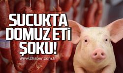 Bifet Sucuk'tan bir kez daha domuz eti çıktı