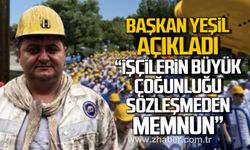 Hakan Yeşil; "Büyük çoğunluk sözleşmeden memnun"