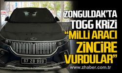 Zonguldak'ta TOGG krizi! "Milli aracı zincire vurdular"