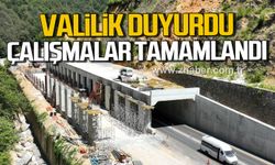 Zonguldak Valiliği duyurdu! Çalışmalar tamamlandı!