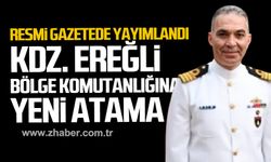Resmi Gazetede yayımlandı! Yücel Korkut Kdz. Ereğli Bölge Komutanlığı görevine atandı!