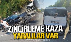 Zonguldak'ta zincirleme kaza! Yaralılar var