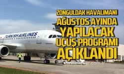 Zonguldak Havalimanı Ağustos ayı uçuş takvimi açıklandı!