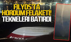 Filyos’ta korku dolu anlar: Hortum tekneleri batırdı!