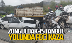Zonguldak-İstanbul yolunca feci kaza!